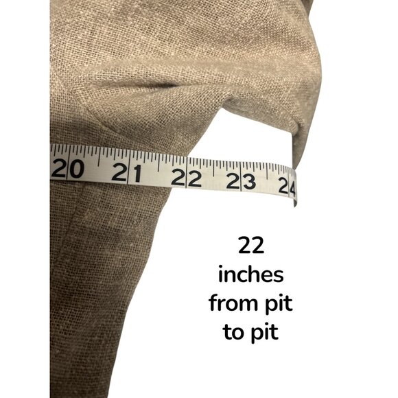 Vintage David Hunter Men’s Tan Linen Blend Blazer Sport Coat – Size 40 Long – Tw - Picture 5 of 7